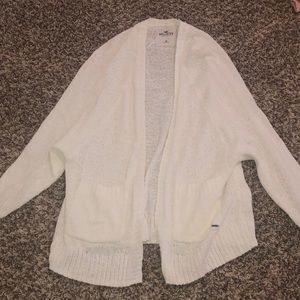 white cardigan